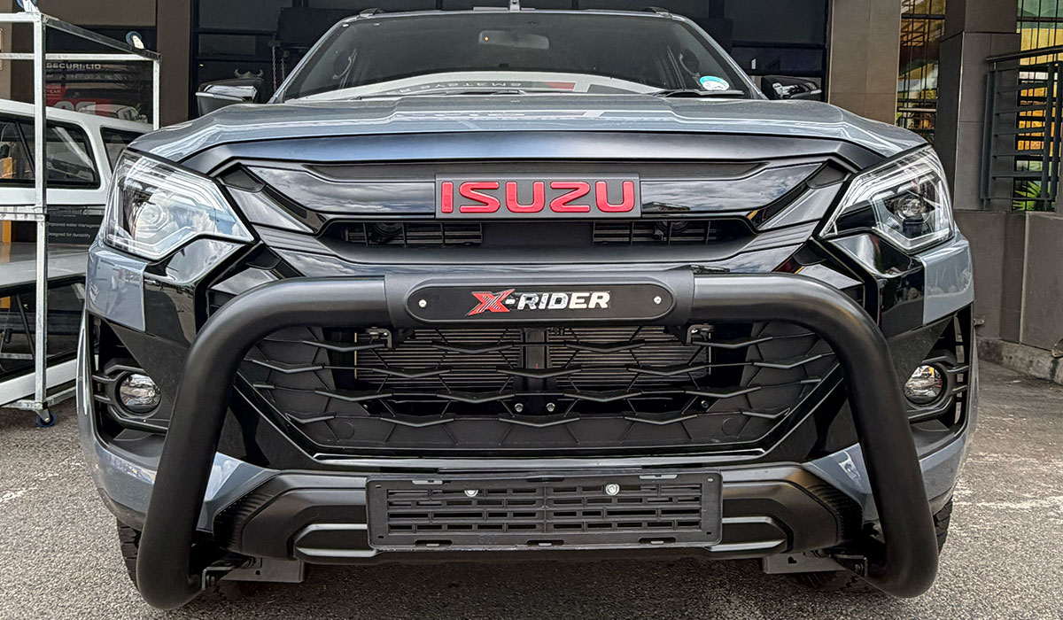 Artav nudge bar on an Isuzu X-Rider