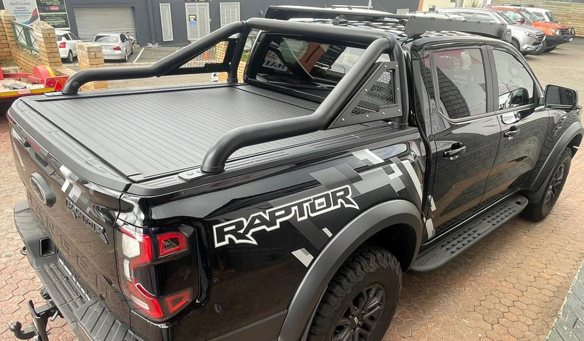Artav sports bar on a Ford Ranger Raptor