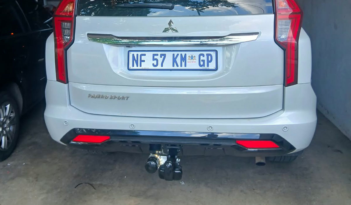 Bosal towbar on a Mitsubishi Pajero Sport