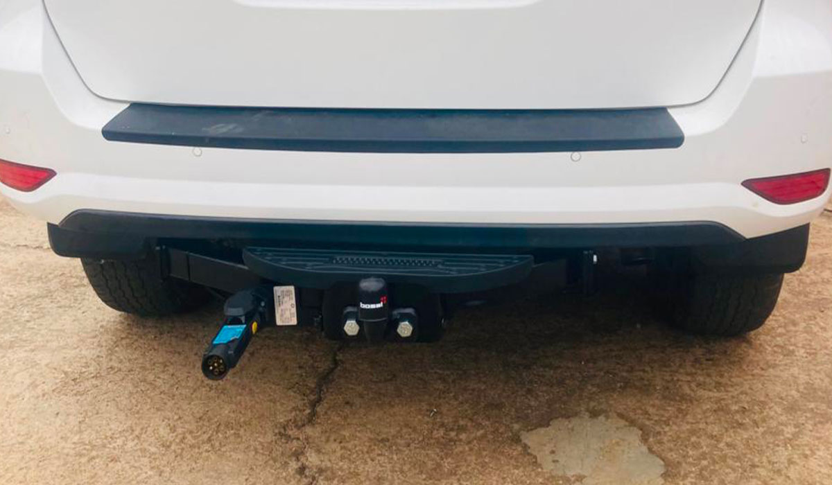 Bosal towbar on a Toyota Fortuner